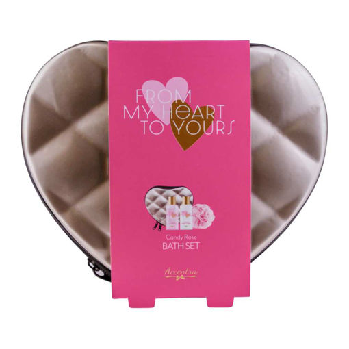 Picture of ACCENTRA BATH SET IN HEART GIFT BOX